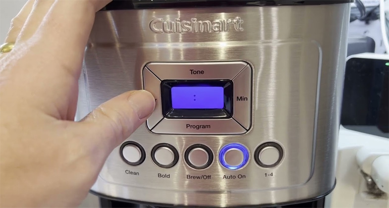 Clean the Control Panel coffee maker