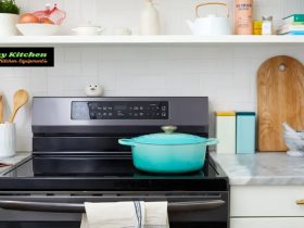 How to fill gap between stove and cabinet