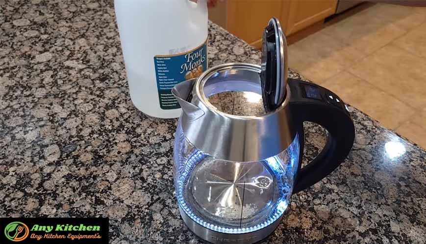 How to clean chefman electric kettle? 